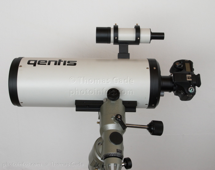 DSLR an einem Maksutov Teleskop
6 Zoll Maksutov Teleskop von Bosma mit anschlossener digitaler Spiegelreflexkamera.
Schlüsselwörter: 2008;Astronomie;astronomy;Bosma;DSLR;Fernrohr;Fotografie;Maksutov;MK18015;Optik;Qentis;telescope;Teleskop