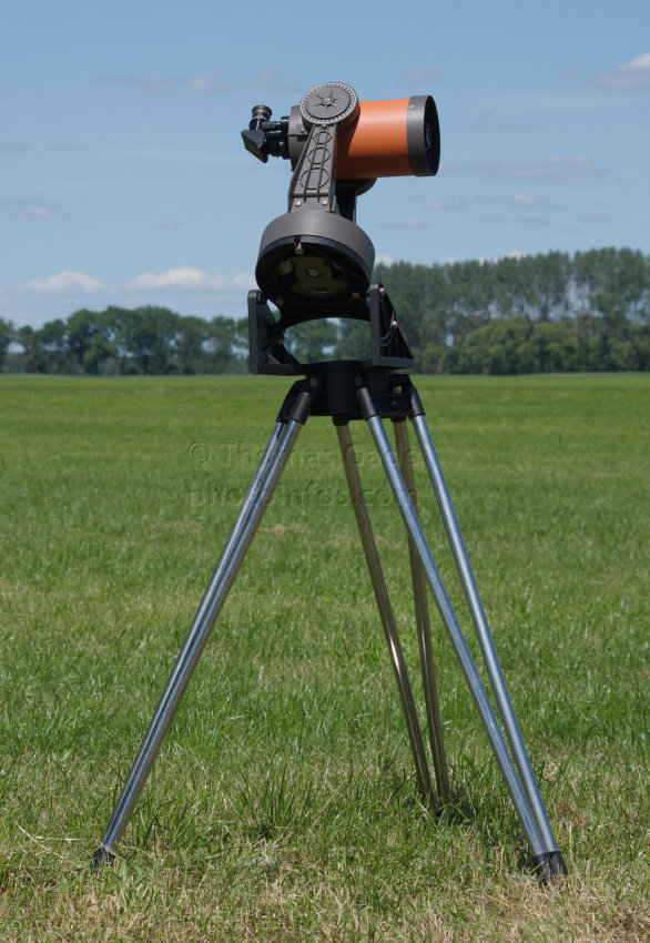 Celestron C5 Teleskop
30.6.2015. Linum. Celestron C5 Teleskop und Gabelmontierung
Schlüsselwörter: 2015;C5;Celestron;fork mount;Gabelmontierung;Stativ;Teleskop;Tripod