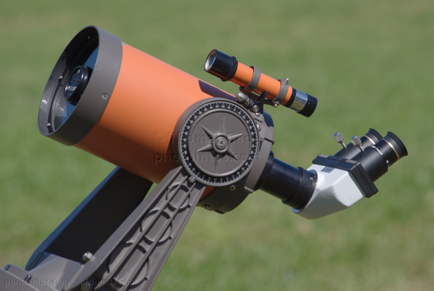 Celestron C5 Teleskop
30.6.2015. Linum. Celestron C5 Teleskop mit Binokular und Gabelmontierung
Schlüsselwörter: 2015;Binokular;C5;Celestron;fork mount;Gabelmontierung;Okular;Teleskop