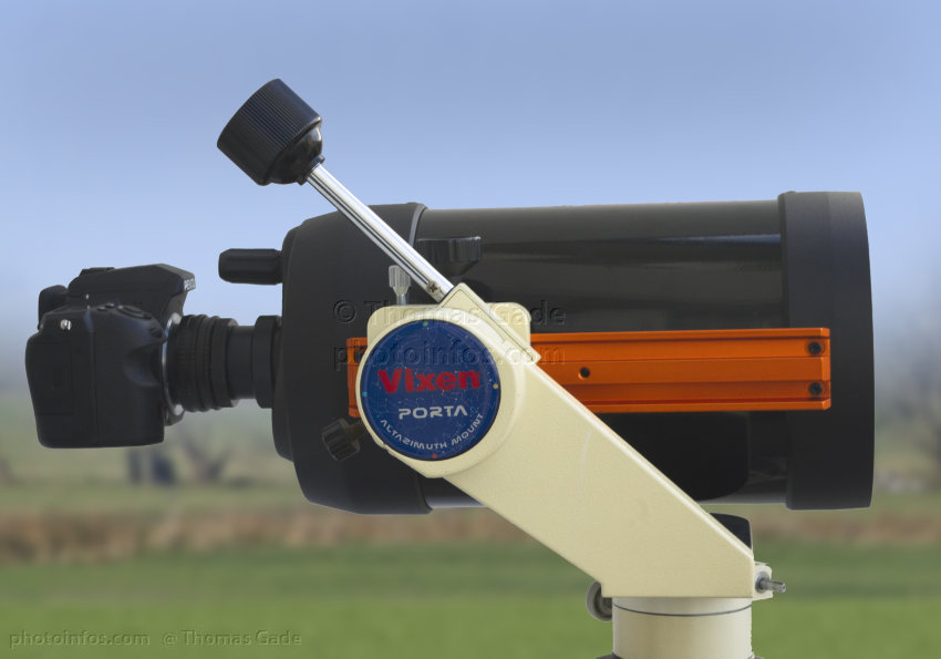 Celestron C6 Schmidt Cassegrain Teleskop
18. 5. 2015. Celestron C6 Schmidt Cassegrain Teleskop
Schlüsselwörter: Astronomie;Azimutal;C6;Celestron;Montierung;Porta;Schmidt Cassegrain;Schmidt-Cassegrain;Teleskop;Vixen