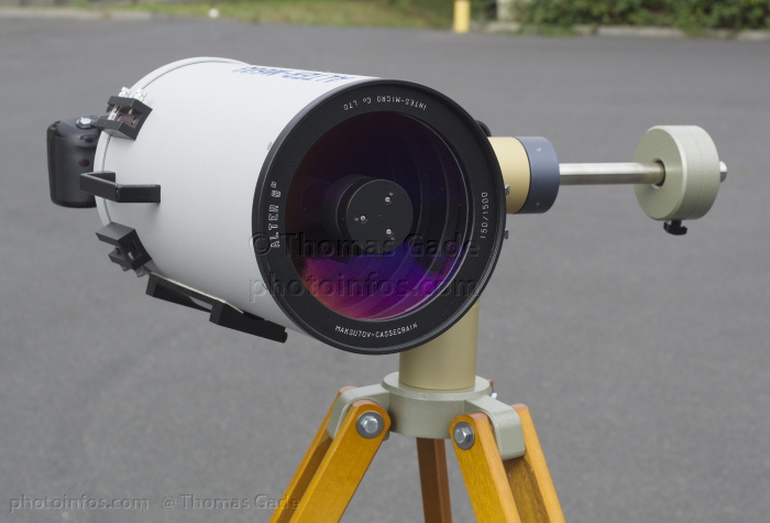 Intes Alter Micro M603 Maksutov auf Ayo Montierung
15. 9. 2013. Intes Alter Micro M603 Maksutov Teleskop auf der azimutalen Montierung Ayo.
Schlüsselwörter: altazimuth mount;Alter;Astronomie;Ayo;azimutale;Fernrohr;Intes;M603;Maksutov;Micro;Montierung;telescope;Teleskop