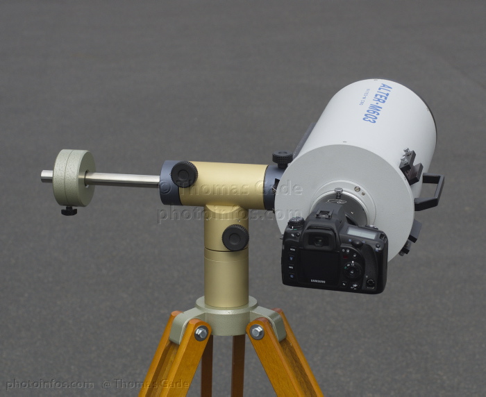 Intes Alter Micro M603 Maksutov auf Ayo Montierung
15. 9. 2013. Intes Alter Micro M603 Maksutov Teleskop auf der azimutalen Montierung Ayo.
Schlüsselwörter: altazimuth mount;Alter;Astronomie;Ayo;azimutale;Fernrohr;Holzstativ;Intes;M603;Maksutov;Micro;Montierung;telescope;Teleskop