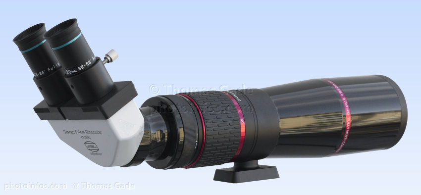 Omegon Apochromatic refractor Photography Scope 72/432 ED
Omegon Apochromatic refractor Photography Scope 72/432 ED. Teleskop. Refraktor mit Binokular und Okularen
Schlüsselwörter: Binokular;Okular;Omegon;Photography Scope;Refraktor;Teleskop