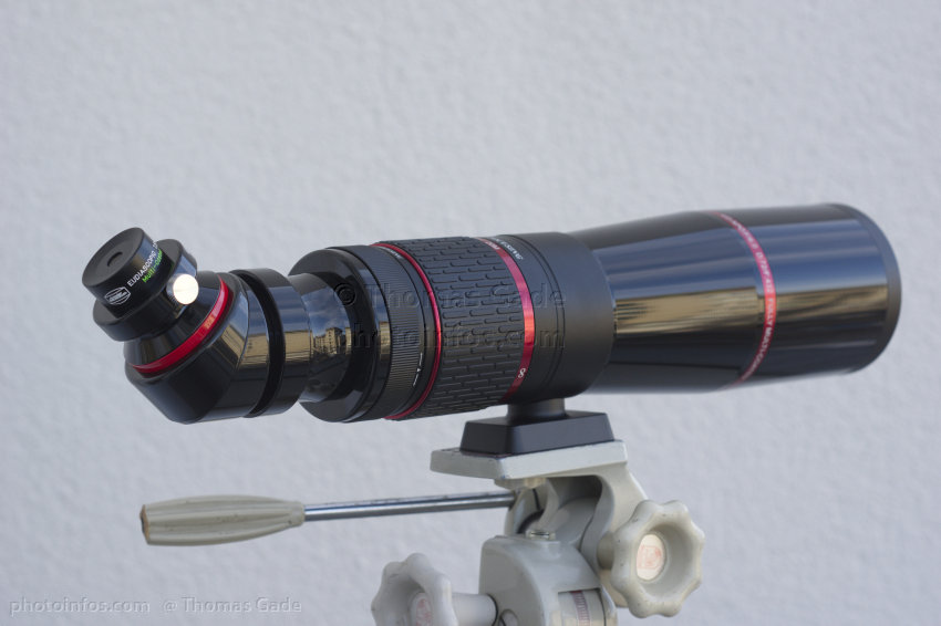 Omegon Apochromatic refractor Photography Scope 72/432 ED
Omegon Apochromatic refractor Photography Scope 72/432 ED. Teleskop. Refraktor mit Amici Prisma und Okular als Spektiv. Umkehrprisma
Schlüsselwörter: Amici Prisma;Amiciprisma;Okular;Omegon;Photography Scope;Refraktor;Spektiv;Teleskop;Umkehrprisma