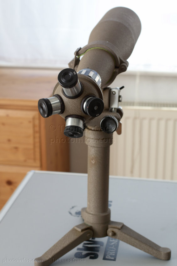 Unitron - Polaroid Spektiv Spotting Scope 80, azimutale Montierung , Tischstativ
2012. Unitron - Polaroid Spektiv Spotting Scope 80 auf azimutaler Montierung auf einem Tischstativ
Schlüsselwörter: altazimuth mount;Astronomie;azimutale Montierung;eyepiece turret;eyepieces;Fernrohr;Okulare;Okularrevolver;Optik;Polaroid;Spektiv;spotting scope;telescope;Teleskop;Tischstativ;2012;Unitron