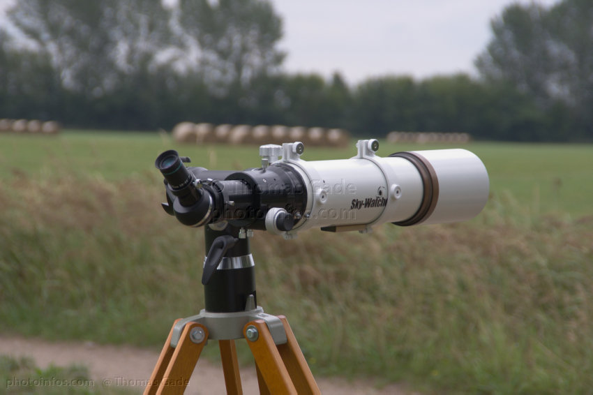 Sky-Watcher ED80 mit Umkehrprisma mit Okular
8. 7. 2015. Linum. Sky-Watcher ED80 mit Umkehrprisma und Okular auf einer azimuthalen Montierung. Spektiv. Teleskop. Refraktor
Schlüsselwörter: 2015;Linum;Refraktor;Sky-Watcher;Skywatcher;Spektiv;Teleskop;Umkehrprisma