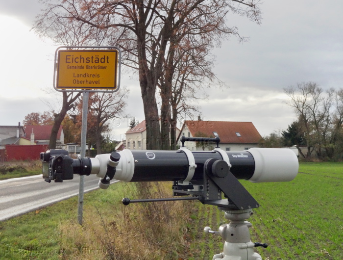 Skywatcher ED 120 Evostar Teleskop auf einer Oberwerk oder Helix Hercules Montierung und Linhof Stativ
Skywatcher ED 120 Evostar Teleskop auf einer Oberwerk oder Helix Hercules Montierung und Linhof Stativ
Schlüsselwörter: Astronomie;Fernrohr;Montierung;Optik;Refraktor;Sky-Watcher;Skywatcher;telescope;Teleskop