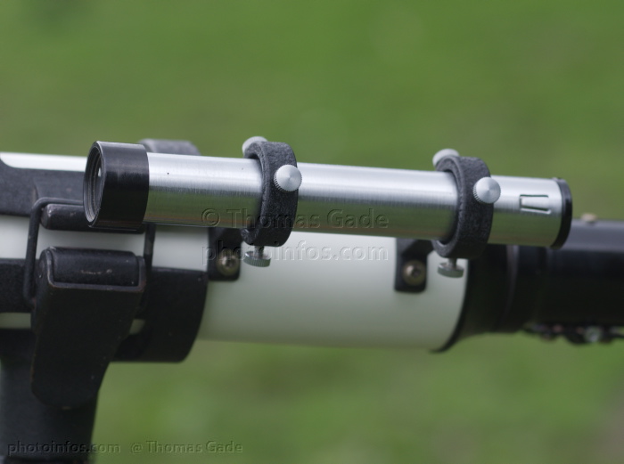 Sucherfernrohr am Unitron - Polarex 50mm Refraktor
Teleskop. Polarex - Unitron 50mm Refraktor mit 700mm Brennweite. Sucherfernrohr
Schlüsselwörter: Astronomie;Fernrohr;Finderscope;Optik;Polarex;Sucherfernrohr;telescope;Teleskop;Unitron