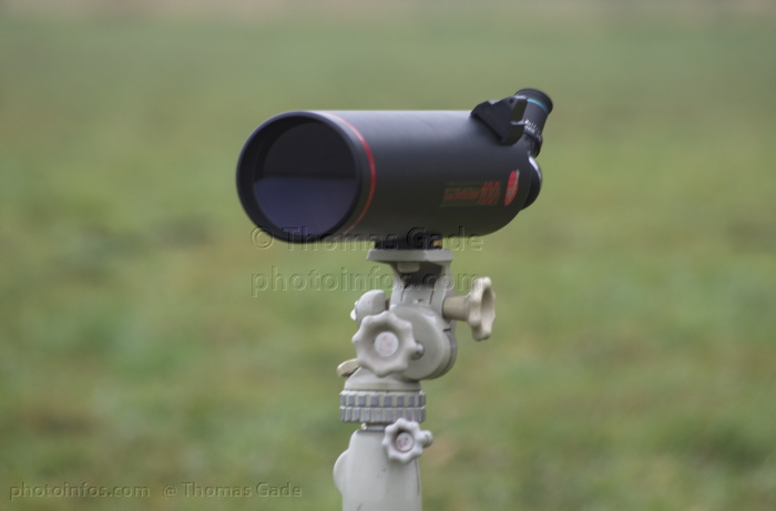 Vixen Shuttle Scope 100s. Spektiv
3. 12. 2013. Vixen Shuttle Scope 100s. Spektiv auf einem Linhof Stativ. Teleskop. 
Schlüsselwörter: 2013;Astronomie;Brandenburg;Linum;Optik;Shuttle Scope 100s;Spektiv;telescope;Teleskop;Vixen