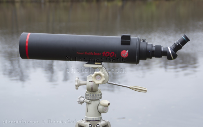 Vixen Shuttle Scope 100s
2013. Vixen Shuttle Scope 100s. Teleskop. Fernrohr. Spektiv mit Amiciprisma und Okular
Schlüsselwörter: Astronomie;Fernrohr;Optik;Shuttle Scope 100s;Spektiv;telescope;Teleskop;Vixen