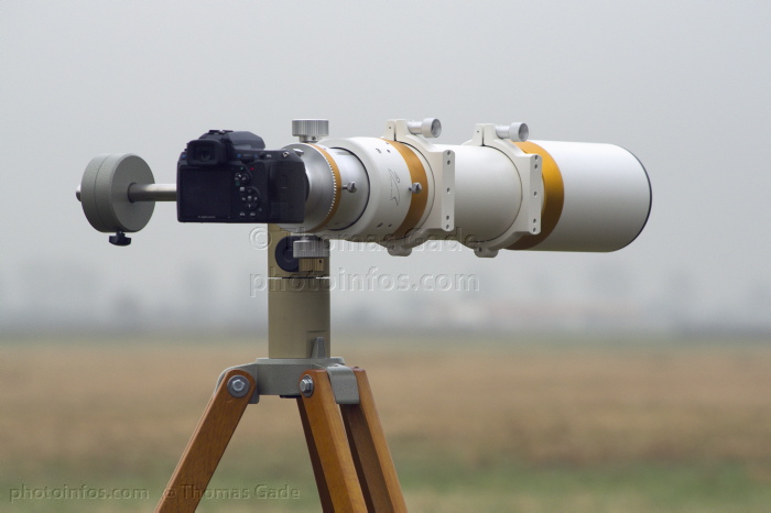 William Apo Refraktor FLT 98
3. 12. 2013. William Apo Refraktor FLT 98 mit einer Pentax K-5 auf einer Ayo Montierung. Naturbeobachtung. Fotografie. Teleskop. Teleobjektiv. Bei Linumhorst in Brandenburg.
Schlüsselwörter: 2013;Apo Refraktor;Astronomie;Ayo Montierung;Fernrohr;FLT 98;FLT98;Fotografie;Naturbeobachtung;Optik;Pentax K-5;Teleobjektiv;telescope;Teleskop;William